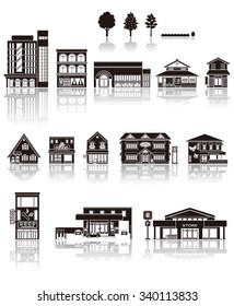 Building icon / silhouette