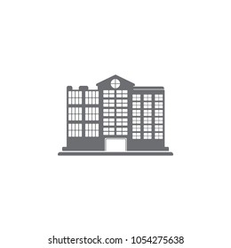building icon. Simple element illustration. building symbol design template. Can be used for web and mobile on white background