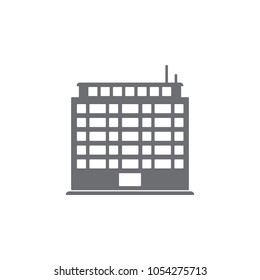 building icon. Simple element illustration. building symbol design template. Can be used for web and mobile on white background