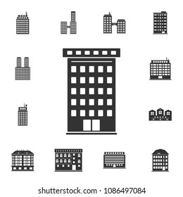 Building icon. Simple element illustration. Building symbol design  from Buildings collection set. Can be used for web and mobile on white background