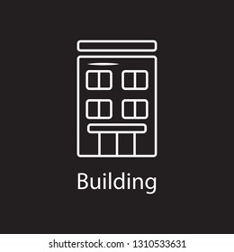 Building icon. Simple element illustration. Building symbol design from Construction collection set. Can be used in web and mobile