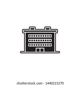 building icon. Simple glyph, flat vector of Buildings icons for UI and UX, website or mobile application