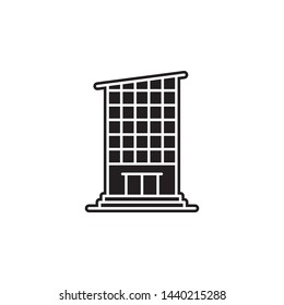 building icon. Simple glyph, flat vector of Buildings icons for UI and UX, website or mobile application