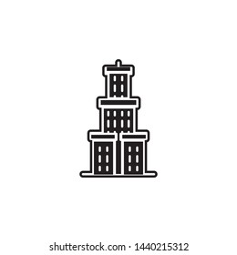 building icon. Simple glyph, flat vector of Buildings icons for UI and UX, website or mobile application