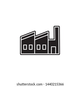 building icon. Simple glyph, flat vector of Buildings icons for UI and UX, website or mobile application