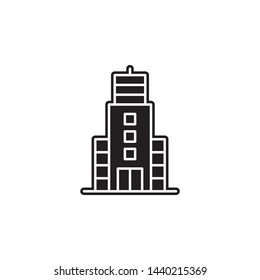 building icon. Simple glyph, flat vector of Buildings icons for UI and UX, website or mobile application