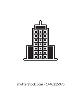 building icon. Simple glyph, flat vector of Buildings icons for UI and UX, website or mobile application