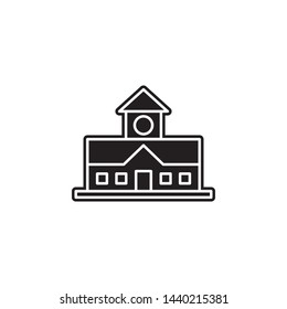 building icon. Simple glyph, flat vector of Buildings icons for UI and UX, website or mobile application