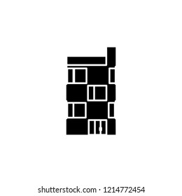 Building icon. Simple glyph vector of buildings set for UI and UX, website or mobile application
