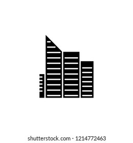 Building icon. Simple glyph vector of buildings set for UI and UX, website or mobile application