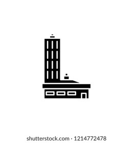 Building icon. Simple glyph vector of buildings set for UI and UX, website or mobile application
