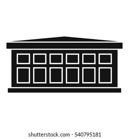 Building icon. Simple illustration of building vector icon for web