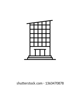 building icon. Simple thin line, outline vector of Buildings icons for UI and UX, website or mobile application
