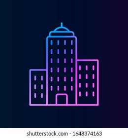 Icono de construcción. Línea delgada simple, contorno vectorial de iconos de bienes raíces para ui y ux, sitio web o aplicación móvil
