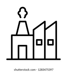 Building icon. Single high quality building related icon. Isolated building symbols in white background. Graphic icons element

