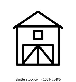Building icon. Single high quality building related icon. Isolated building symbols in white background. Graphic icons element
