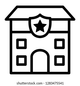 Building icon. Single high quality building related icon. Isolated building symbols in white background. Graphic icons element
