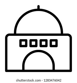 Building icon. Single high quality building related icon. Isolated building symbols in white background. Graphic icons element
