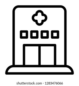 Building icon. Single high quality building related icon. Isolated building symbols in white background. Graphic icons element
