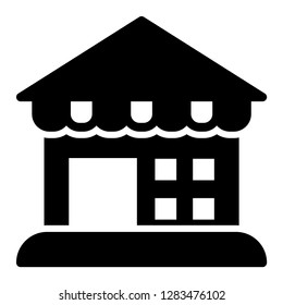 Building icon. Single high quality building related icon. Isolated building symbols in white background. Graphic icons element
