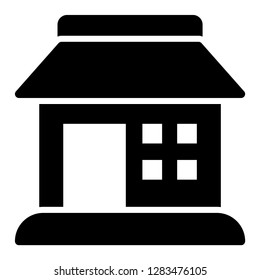 Building icon. Single high quality building related icon. Isolated building symbols in white background. Graphic icons element
