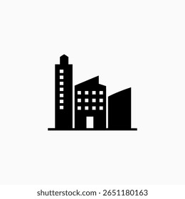 building icon skyscraper icon architecture set