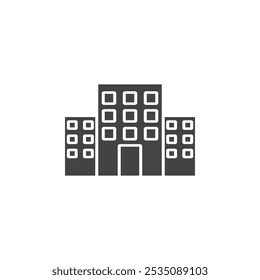Icono de construcción Símbolo de marca en estilo relleno