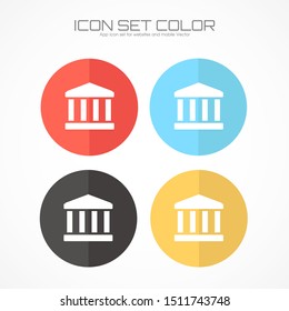 Building icon in trendy flat style isolated on background. Building icon page symbol for your web site design Building icon logo, app, UI. icon Vector illustration, EPS10.