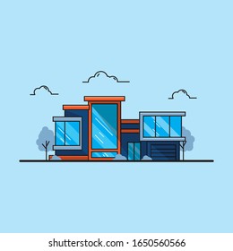 Icono de construcción en estilo plano y moderno aislado en fondo blanco. Símbolo del diseño del sitio web, logotipo, aplicación, UI. Ilustración del vector, EPS