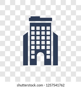 Building icon. Trendy Building logo concept on transparent background from Architecture and Travel collection