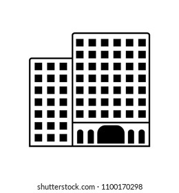 Building icon vector