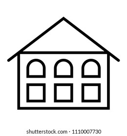 Building icon vector