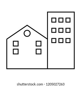 building icon vector