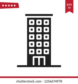 Building icon vector