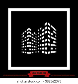 Building Icon Vector