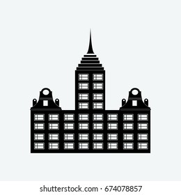 building icon vector