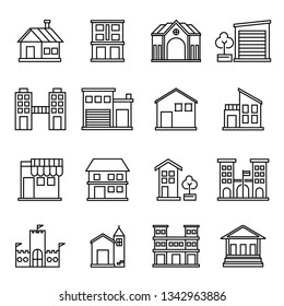 Building icon vector design