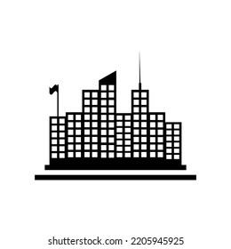 Building icon vector design template