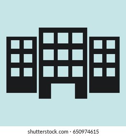 Building icon vector eps10. Hotel icon. Building sign.