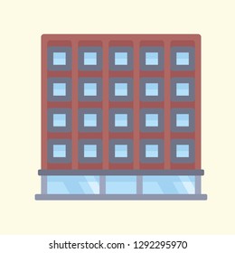 Building Icon Vector Graphic Download Template Modern