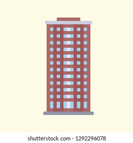 Building Icon Vector Graphic Download Template Modern