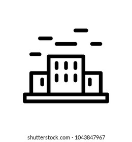 building icon, vector illustration
