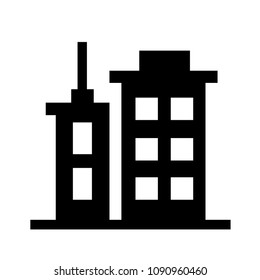 Building Icon, Vector illustration
