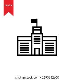  Building icon vector illustration - Vector