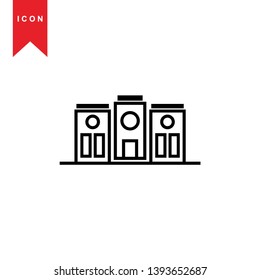  Building icon vector illustration - Vector