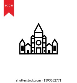  Building icon vector illustration - Vector