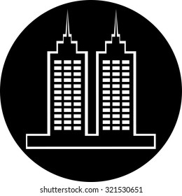 Building icon. Building. Vector illustration.