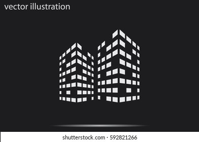 Building icon vector illustration.