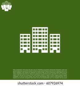 building Icon vector illustration