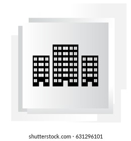 building Icon vector illustration